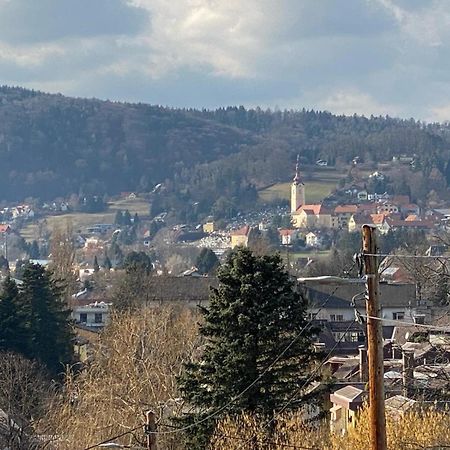 Schoenes Apartment Mit Aussicht Ueber Graz Bagian luar foto